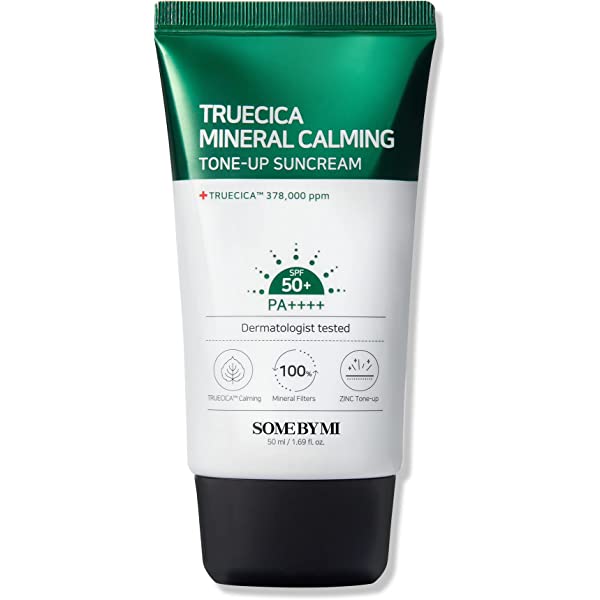 Truecica Mineral Calming Tone-up Suncream SPF 50+